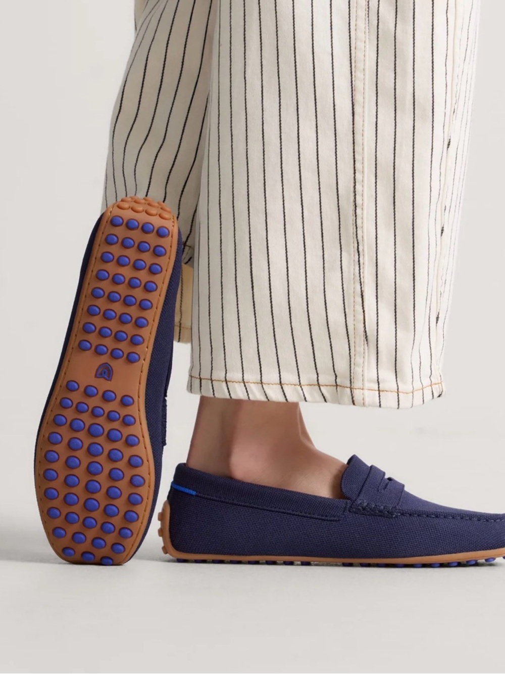 Rothy's The Daily Driver Navy Slip-On Loafers - Picture 2 of 5